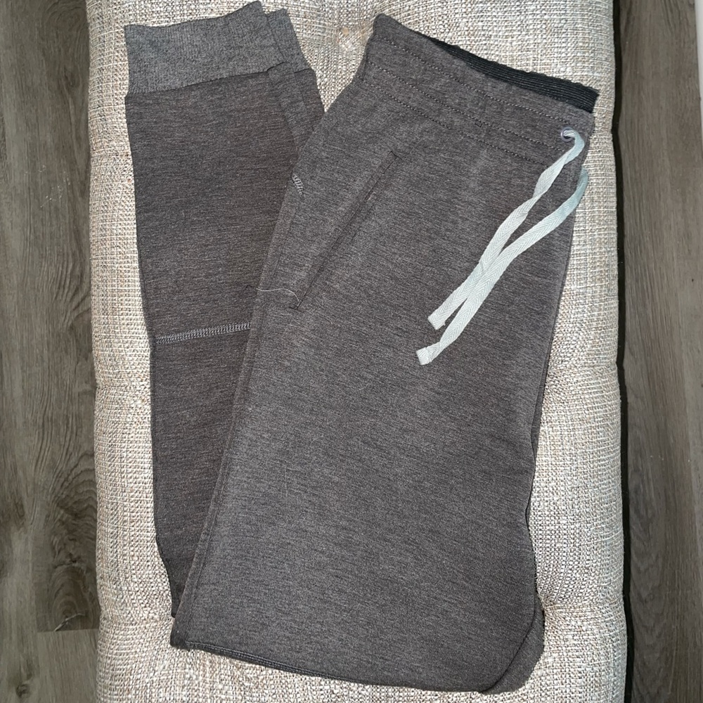 Grey BuffBunny joggers with drawstring waist